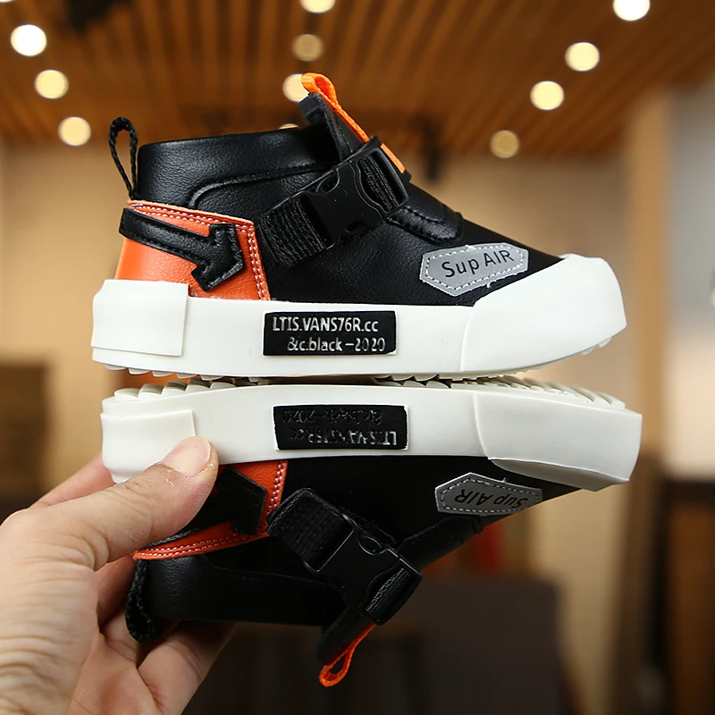 Спортивная обувь из искусственной кожи для детей Одежда мальчиков и девочек