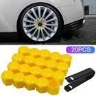 Автомобильный Стайлинг, колпачки на ступицу колеса автомобиля, 20 шт., автомобильное колесо, внешнее пылезащитное наружное украшение, защита 17 мм19 мм21 мм