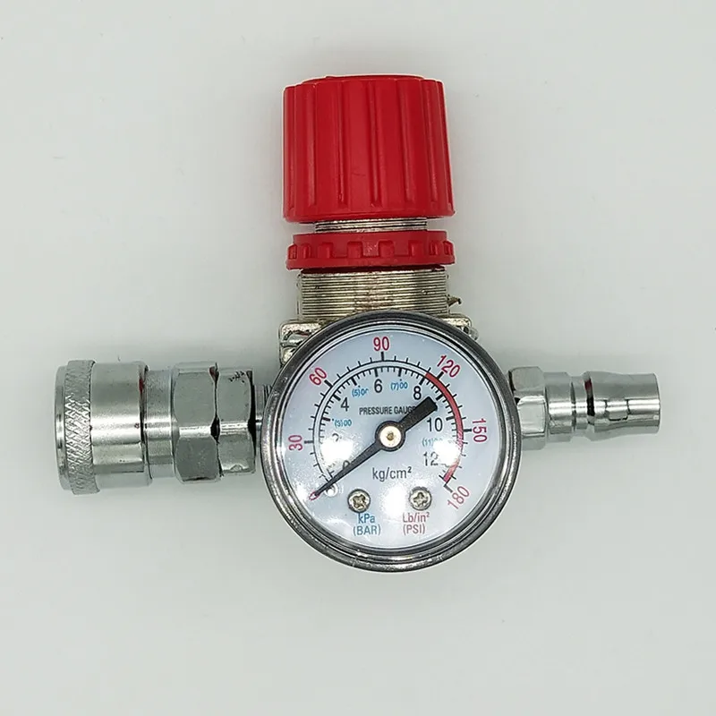 1 шт. 180PSI 12 бар регулятор давления переключатель клапан управления с манометрами 1/" для воздушного компрессора
