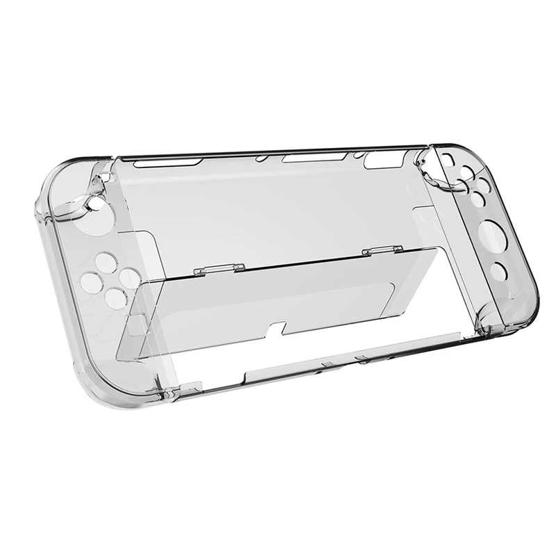 

Прозрачный корпус консоли для Nintendo Switch OLED защитный чехол кристально прозрачный чехол противоударный чехол