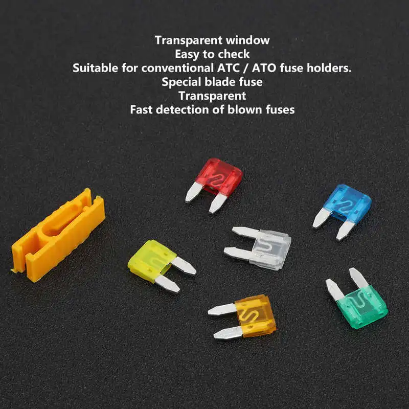

Blade Fuses Set Blade Fuse Block Automotive Lighting Audio UPS Car Protection