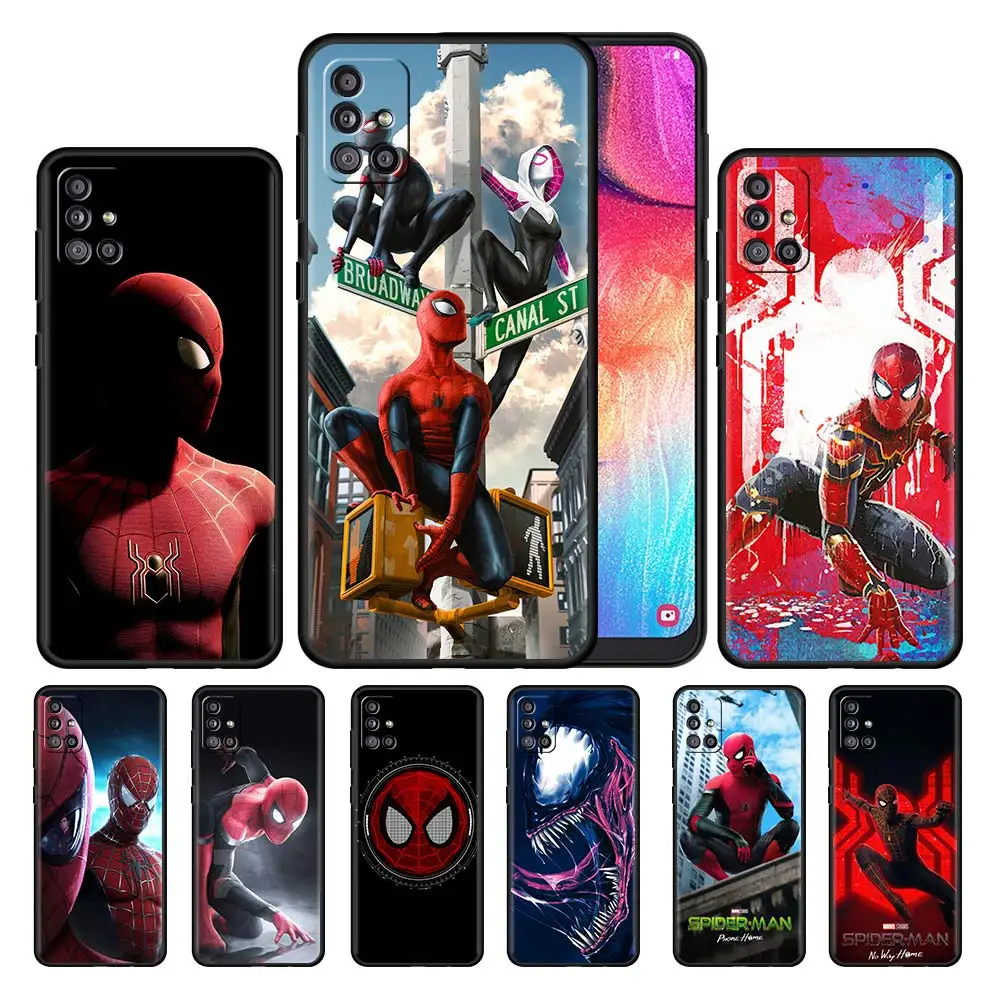 

Marlve Spider Man No Way Home Phone Case for Samsung Galaxy A51 A52 A52s A71 A72 A91 A41 A42 A31 A32 A22 5G A12 A11 A02s Cover
