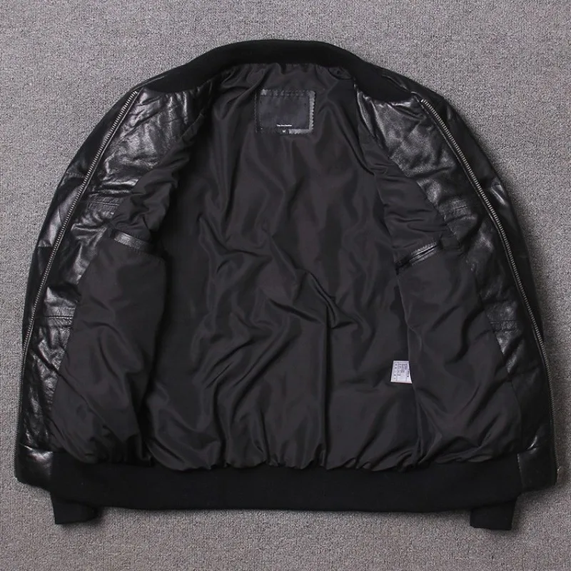 Мужская облегающая куртка-пилот на белом утином пуху роскошная куртка-бомбер из