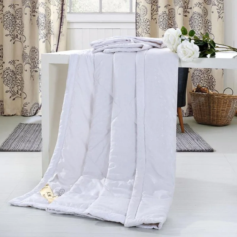 Китайское шелковое одеяло для лета королева полный двойной размер одеяло/одеяло