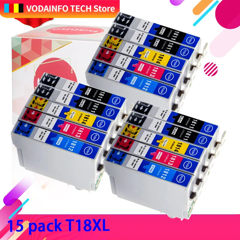 QSYRAINBOW compatible ink cartridge 1811 T 1811 for Epson xp-325 xp-405 XP-405 XP-215 - XP-412 XP-315 xp XP-212 printer images - 6