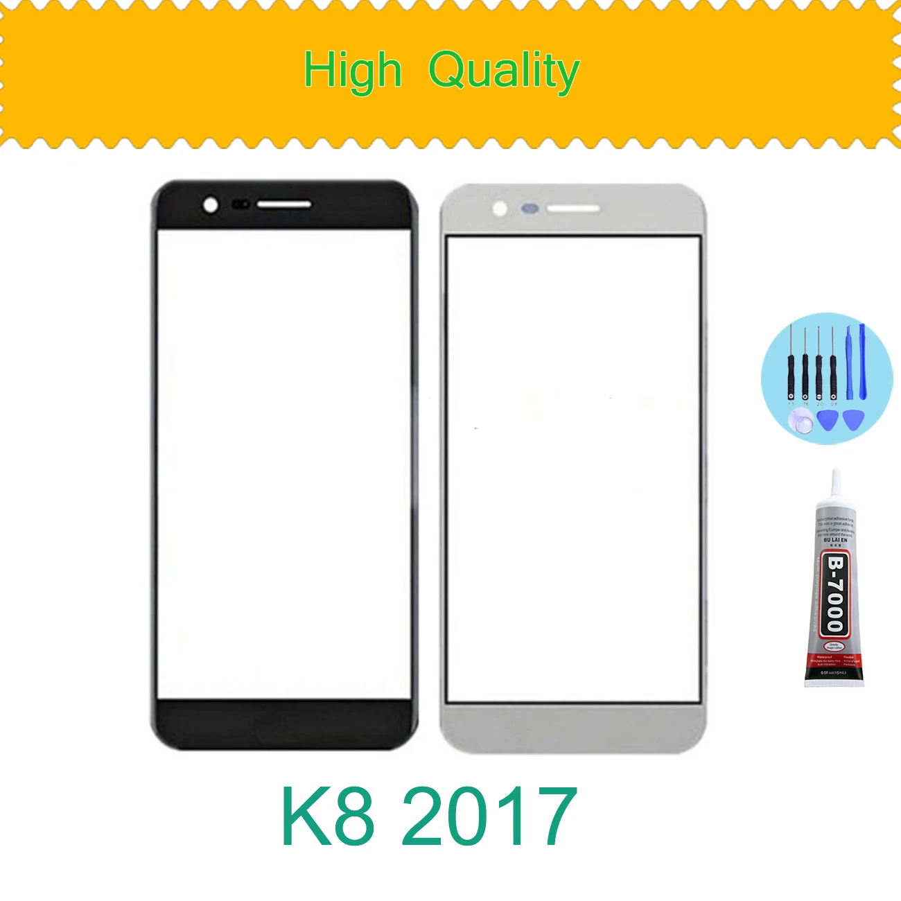 Сменное переднее Сенсорное ЖК стекло внешний объектив для LG K8 2017 X240 M200N US215 X300 K120L