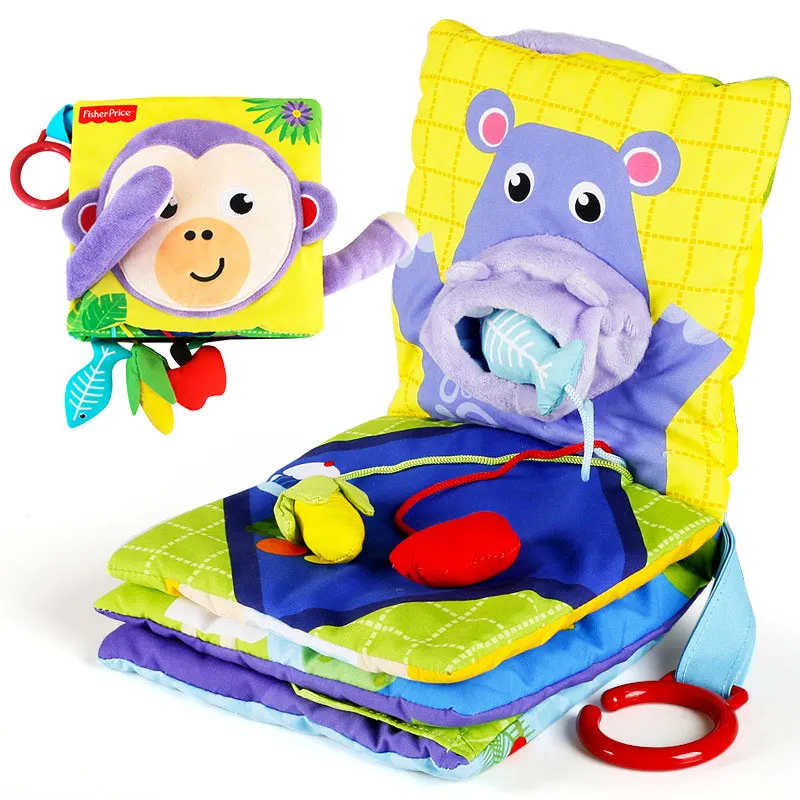 Книга Детская Мягкая тканевая для детей 0-12 месяцев | Игрушки и хобби