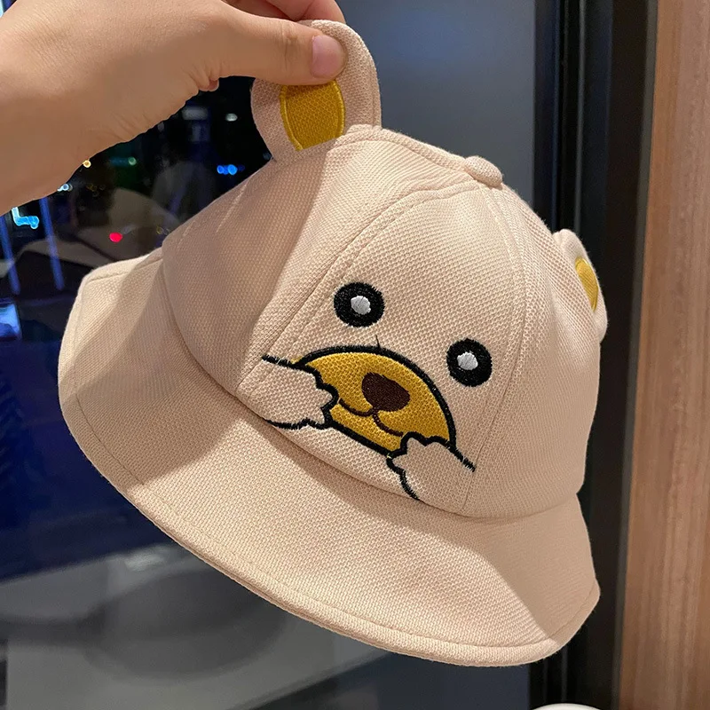 

M004 6 Month - 3 Year Cartoon Baby Hat Autumn Winter Sun Hats Boy's Girl's Bucket Caps