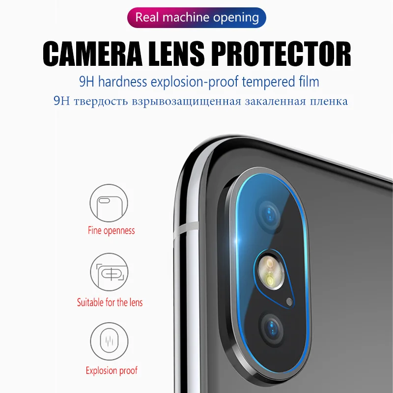 15D полное покрытие объектива камеры закаленное стекло для iPhone XS 11 Pro MAX Защита экрана для iPhone XR X 7 8 Plus защитная пленка