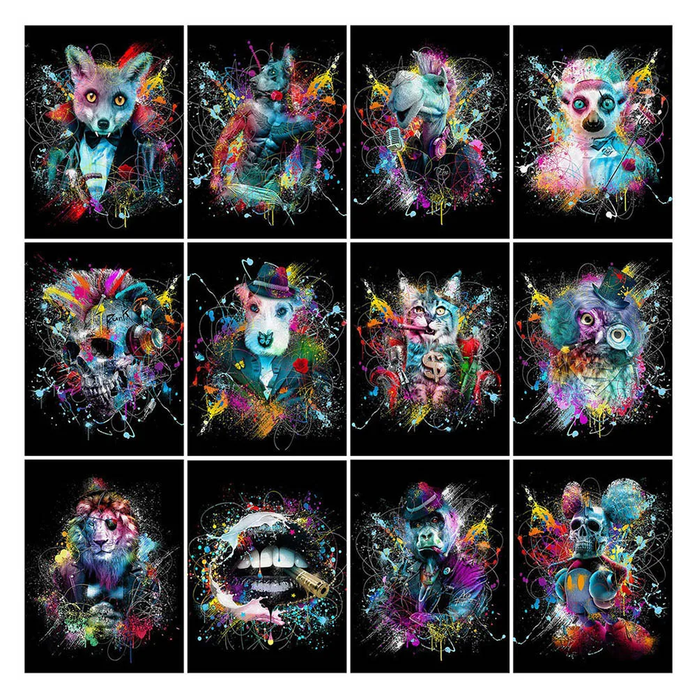 

Алмазная 5D Вышивка «сделай сам» с котом, полное Алмазное покрытие, Новое поступление, вышивка крестиком с изображением животных, совы, набор...