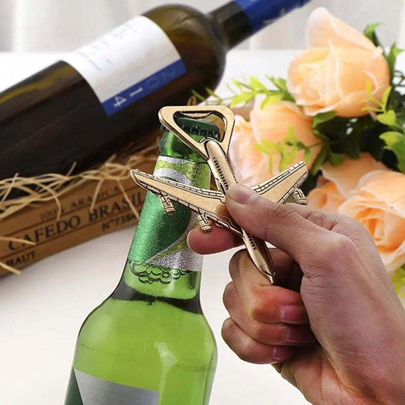 

Pack of 12 Airplane Bottle Opener Gift Box Air Plane Travel Beer Bottle Opener Party Favor Wedding Birthday Decorations
