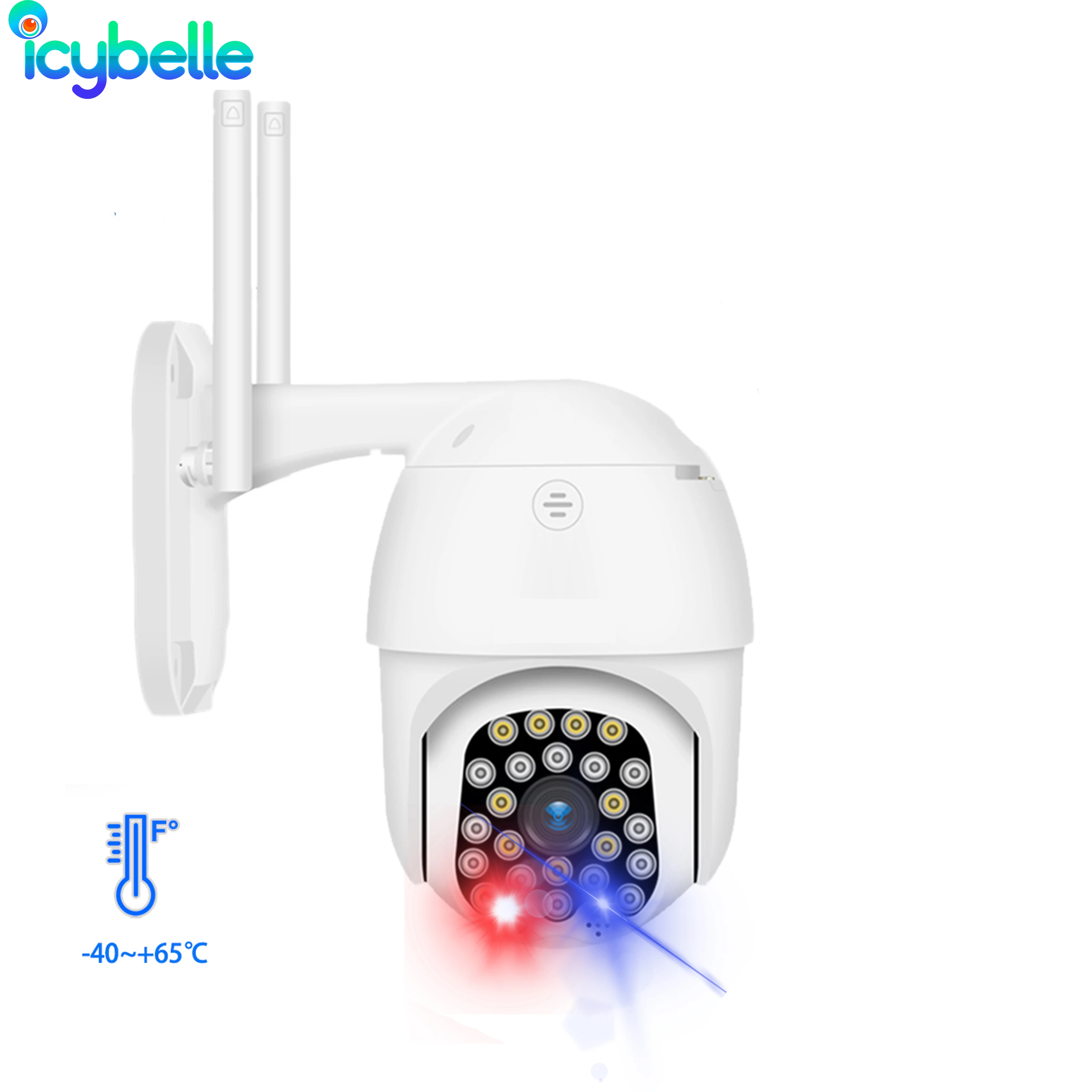 

Wifi IP Camera Smart Light Security CCTV Digital Zoom AI Human Detect Wireless Camera H.265 P2P ONVIF Auto Tracking 2MP 3MP