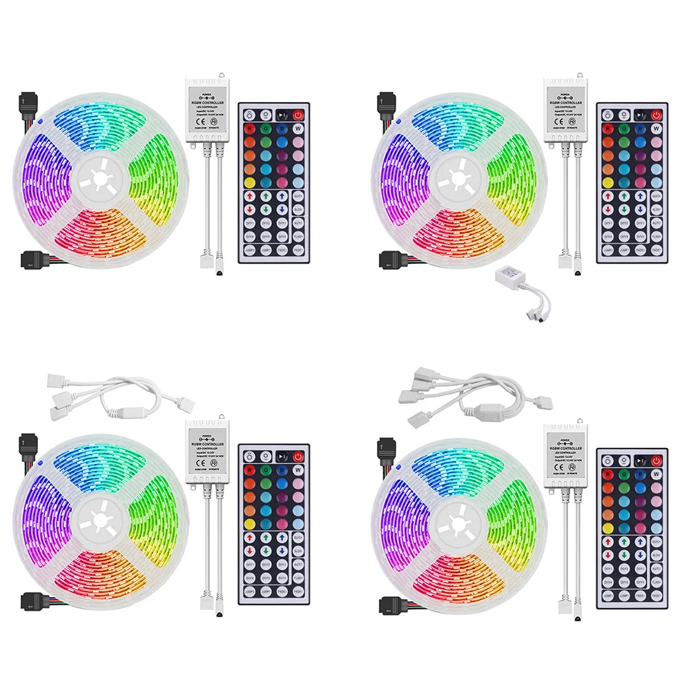 

LED SMD 3528 Strip Light Flexible RGB Lighting Fita Color Change Backlight Remote Control TV Desktop Screen Decorative Tape