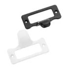 5 штук металлическая этикетка тянуть рамки Внутренняя дверные ручки чаши имя файла держатель для карт для ящика шкафа мебели 48*38 мм