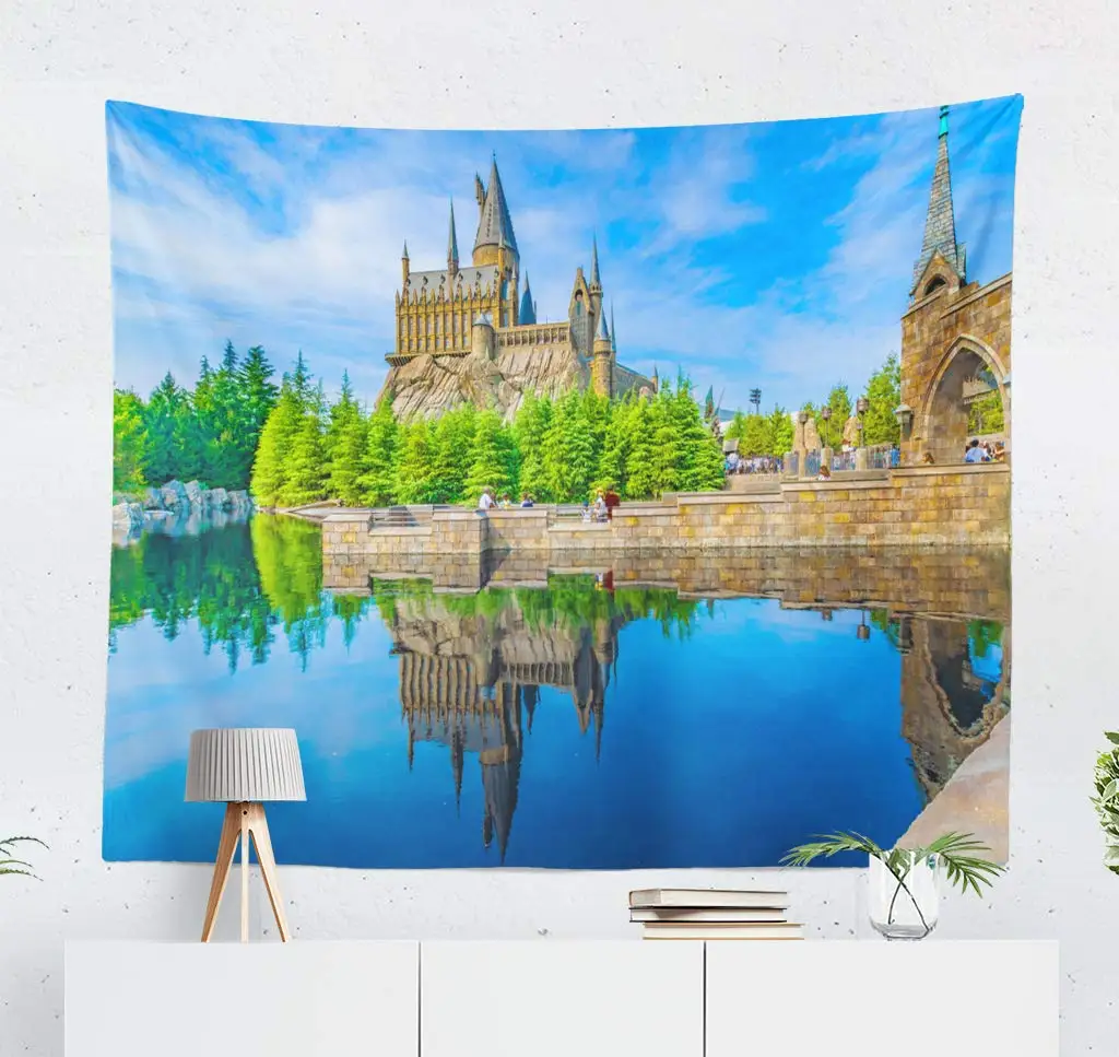Castillo de Jap&oacute;n Universal divertido y famoso, decoraci&oacute;n de parque tem&aacute;tico, colecci&oacute;n de dormitorio-0