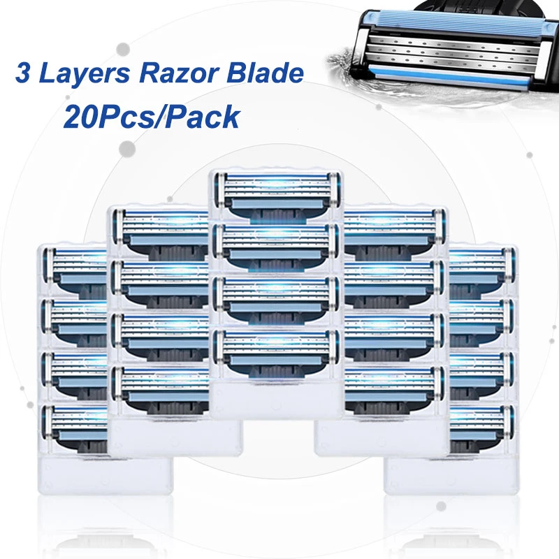 Бритвенные кассеты для Gillette Mach 3 замена мужских Т головок безопасные лезвия