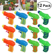 12pcs Water Gun Toys Plastic Water Squirt Toy For Kids Watering Game Party Outdoor Beach Sand Toy (Random Color)