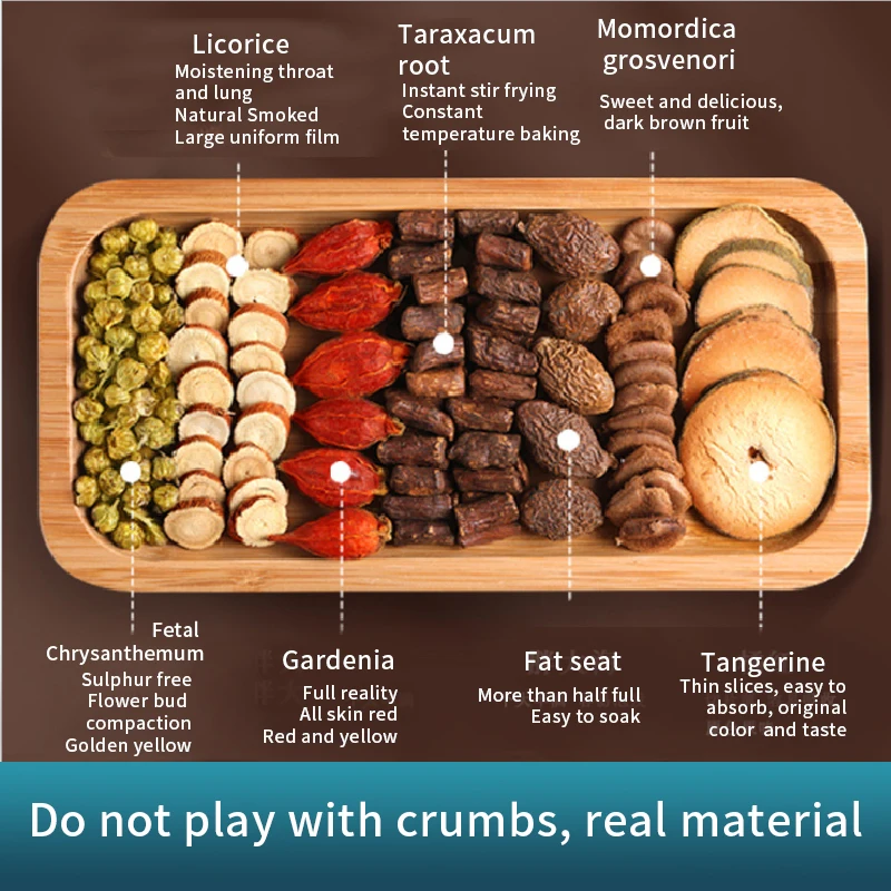 

Fudonghai fat sea orange red Gardenia tea tonsil stone pharynx moistening throat green fruit mogro Grosvenor chrysanthemum tea
