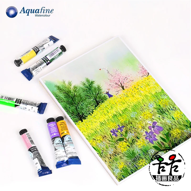 British DALER ROWNEY Aquafine watercolor paint tube 8ml artist aquarelle acquerello palette art supplies