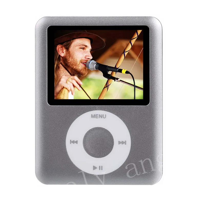 Silver ZGPAX 4 ГБ 8 ГБ 16 ГБ 32 ГБ тонкий 1," lcd 3th MP3 MP4 плеер mp3 плеер, Музыка Видео, Фото просмотра, электронная книга - Цвет: Silver