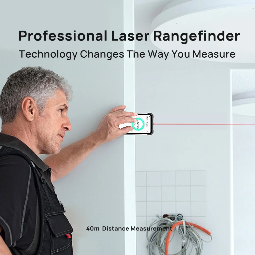 DOOGEE S97 Pro Cellphone Smartphone 40m Laser Rangefinder 48MP Quad Camera Helio G95 Octa Core 8GB+128GB 33W Fast Charging