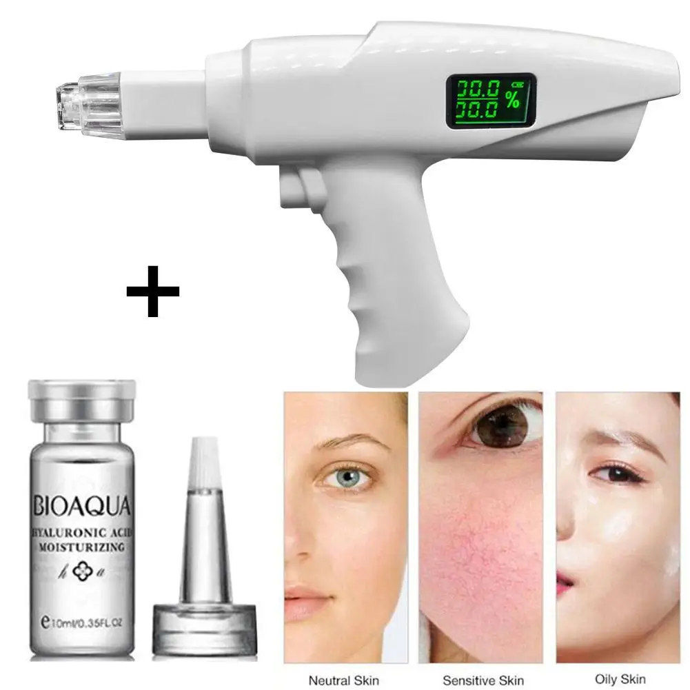 Mesotherapy Gun Vanadium Titanium Microcrystal Machine High Pressure Facial Restoration Meso Moisturizing Skin Care Tool |