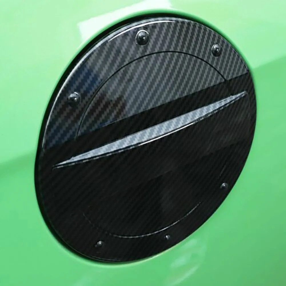 

2010-2014 Cap Cover ABS Plastic Tank Gas Carbon Fiber Style Filler Trim