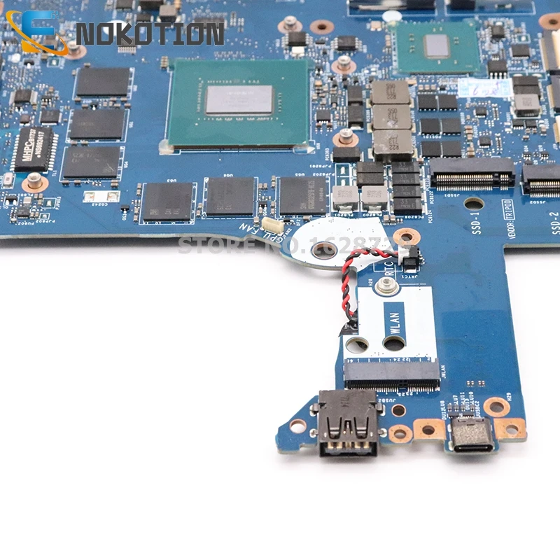 NOKOTION материнская плата для ноутбука Dell Alienware 13 R3 Материнская плата ноутбука 13,3 дюймов I7-7700HQ Процессор GTX1060 CN-0GG6GW 0GG6GW GG6GW BAP00 LA-D581P