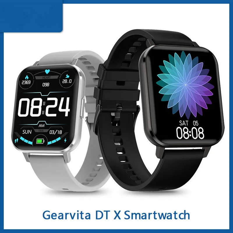 smart watches ip68 waterproof 1 78inch colorful hd screen ecg heart rate sleep monitor bluetooth blood pressure wearable devices free global shipping