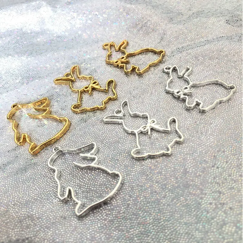 5 шт. DIY милый Лисичка большая золотая рыбка замок полые металлическая рамка