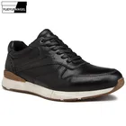 Повседневные туфли из натуральной воловьей кожи, дышащая водонепроницаемая винтажная Мужская обувь без шнуровки с круглым носком и низким верхом