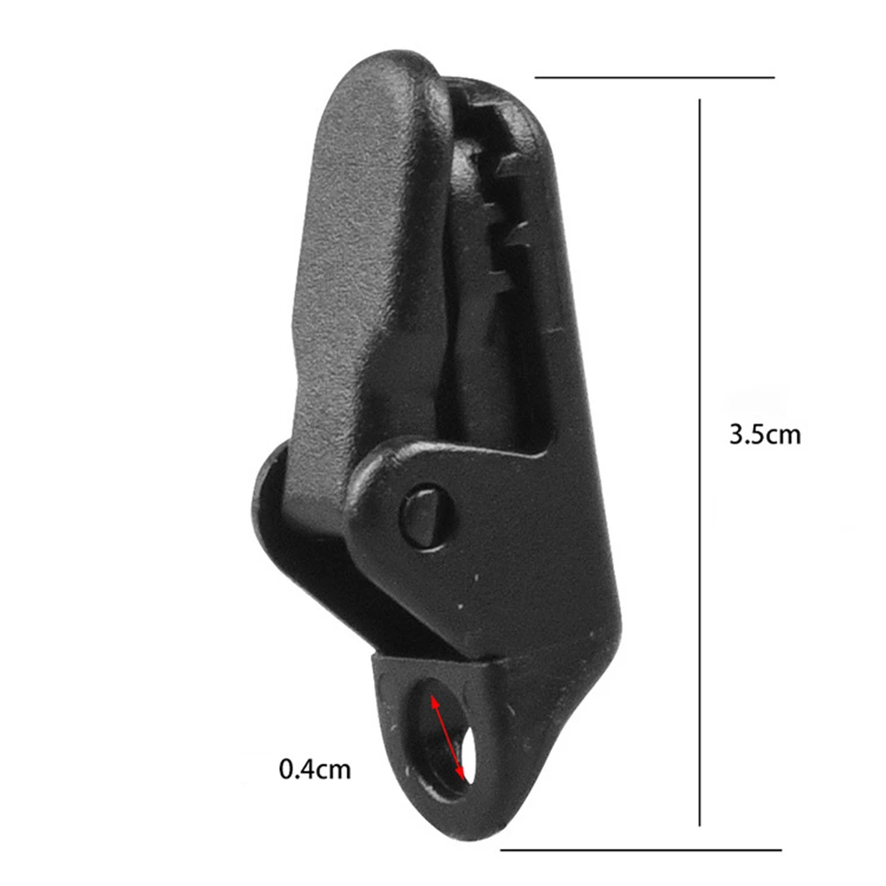 

10PCS Tent Pull Point Clip Outdoor Camping Tent Alligator Clip Pull Point Hook Buckle For the Tent Crocodile Clip Tent Accessory