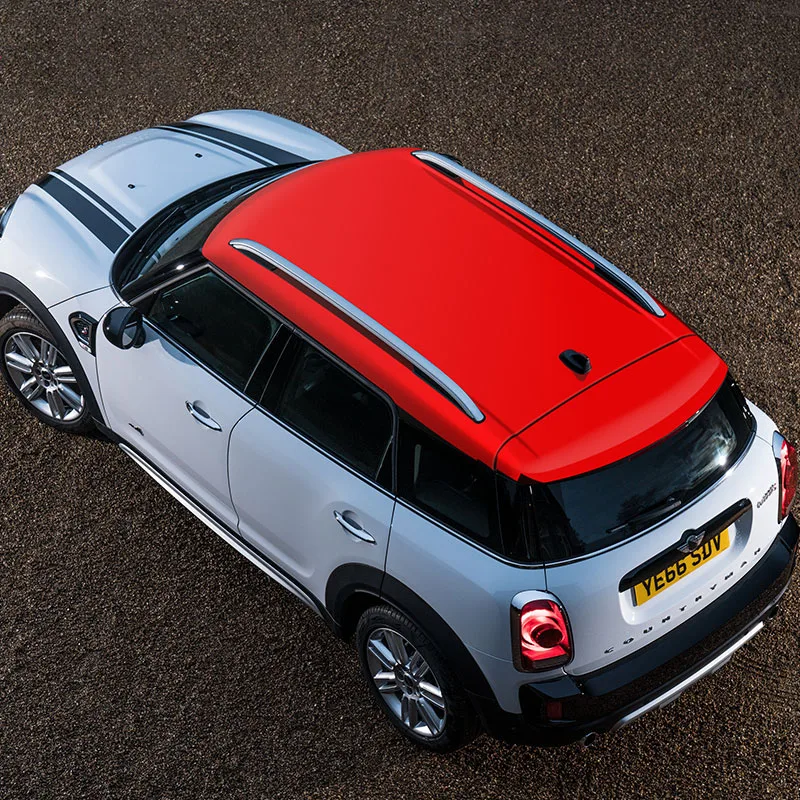 Red Union Jack Car Sunroof Roof Stickers Decals Auto For MINI COOPER R55 R56 R60 R61 F54 F55 F56 F60 Accessoriers | Автомобили и