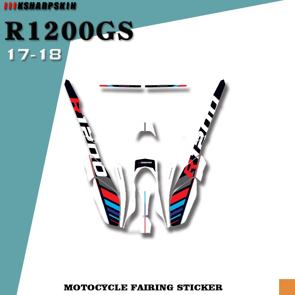 

Модифицированная Светоотражающая наклейка для корпуса мотоцикла с защитой от воды подходит для BMW R1200GS 2017-2018