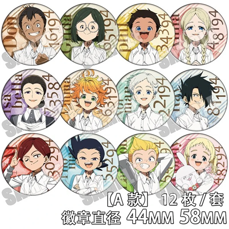 12 шт. брошь в японском стиле с героями мультфильмов значок косплея коллекционная