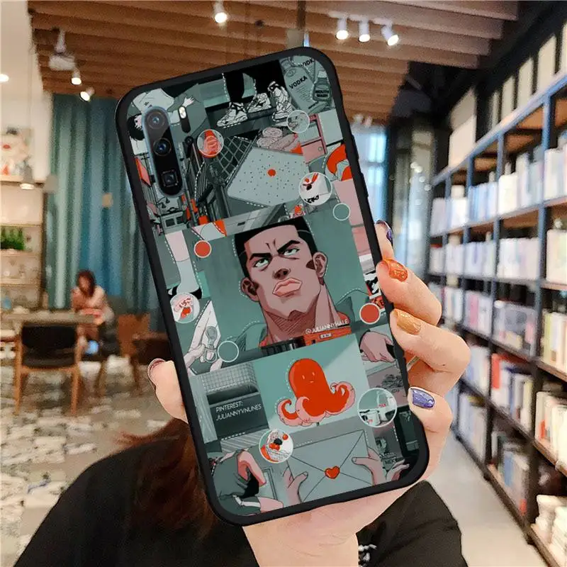 

Anime SLAM DUNK Basketball master Phone Cases For Huawei honor Mate P 9 10 20 30 40 Pro 10i 7 8 a x Lite nova 5t Shell Cover