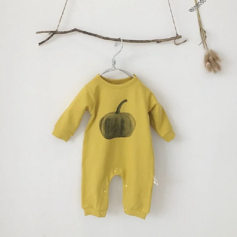 Коллекция 2019 года весенне-осенняя новая детская одежда комбинезон с рисунком