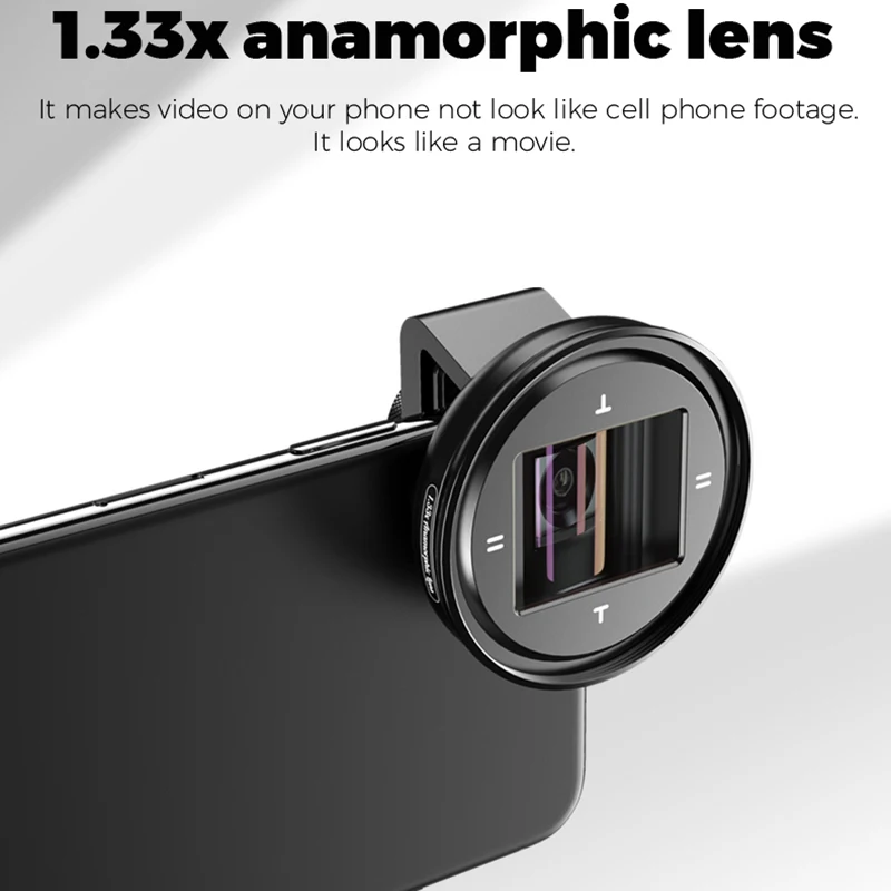 Анаморфный Мобильный объектив APEXEL 1 33x 4K UHD широкоформатный для видеосъемки линзы