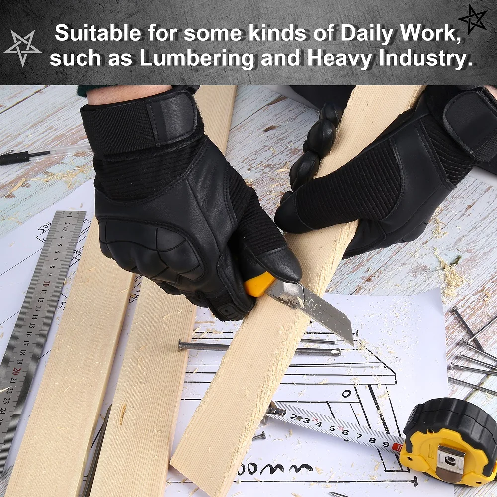 Мотоциклетные Перчатки из экокожи износостойкие митенки с пальцами для