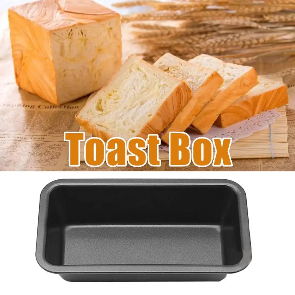 

1PC Carbon Steel Toast Bread Box Loaf Pan Rectangle Toast Bread Mold Cake Mold DIY Eco-Friendly Non Stick Pan Baking Supplies