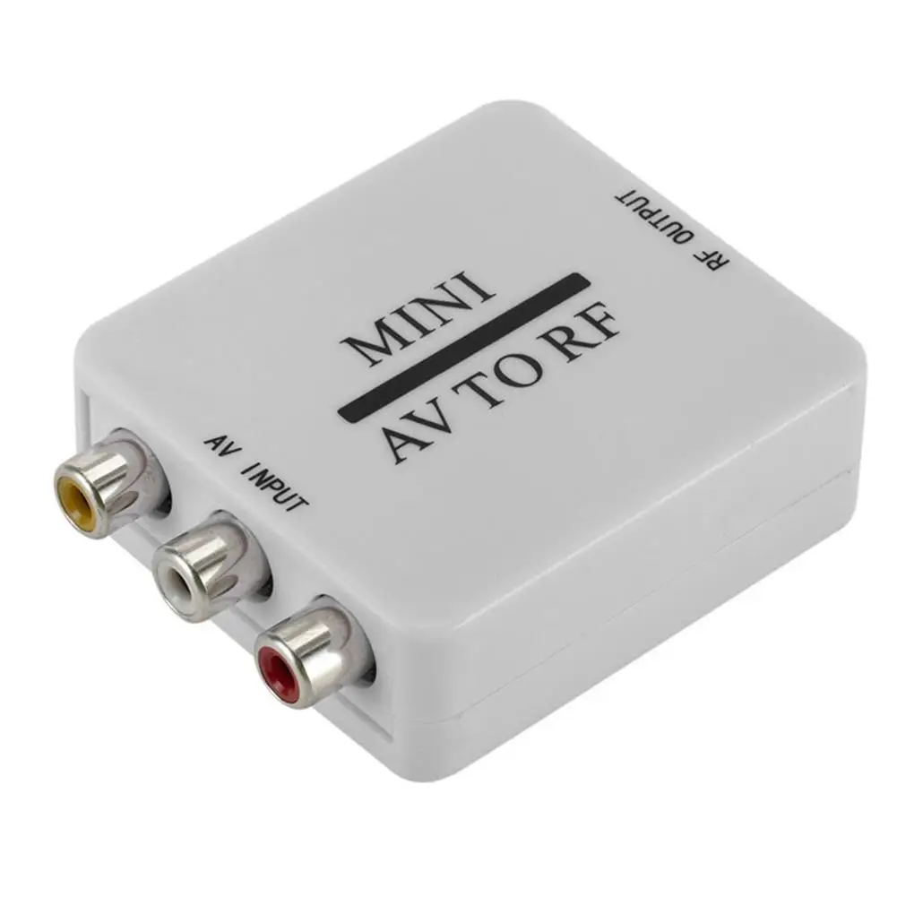 Преобразователь RCA AV CVSB в RF поддержка 67 25/61 25 МГц Переключатель на TV компактный и