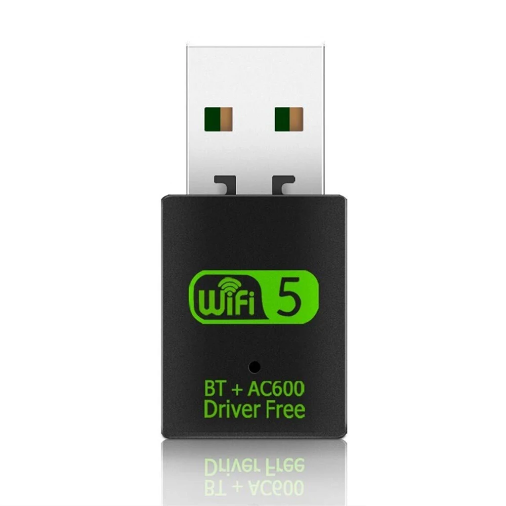 600 Мбит/с 2 в 1 Wi Fi Bluetooth Беспроводная USB2.0 WLAN карта сетевой адаптер BT внешний