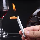 Новинка, экзотическая Бутановая мини-зажигалка в стиле сигарет, шлифовальный круг, открытая фонарь, аксессуары для курения, гаджеты для мужчин
