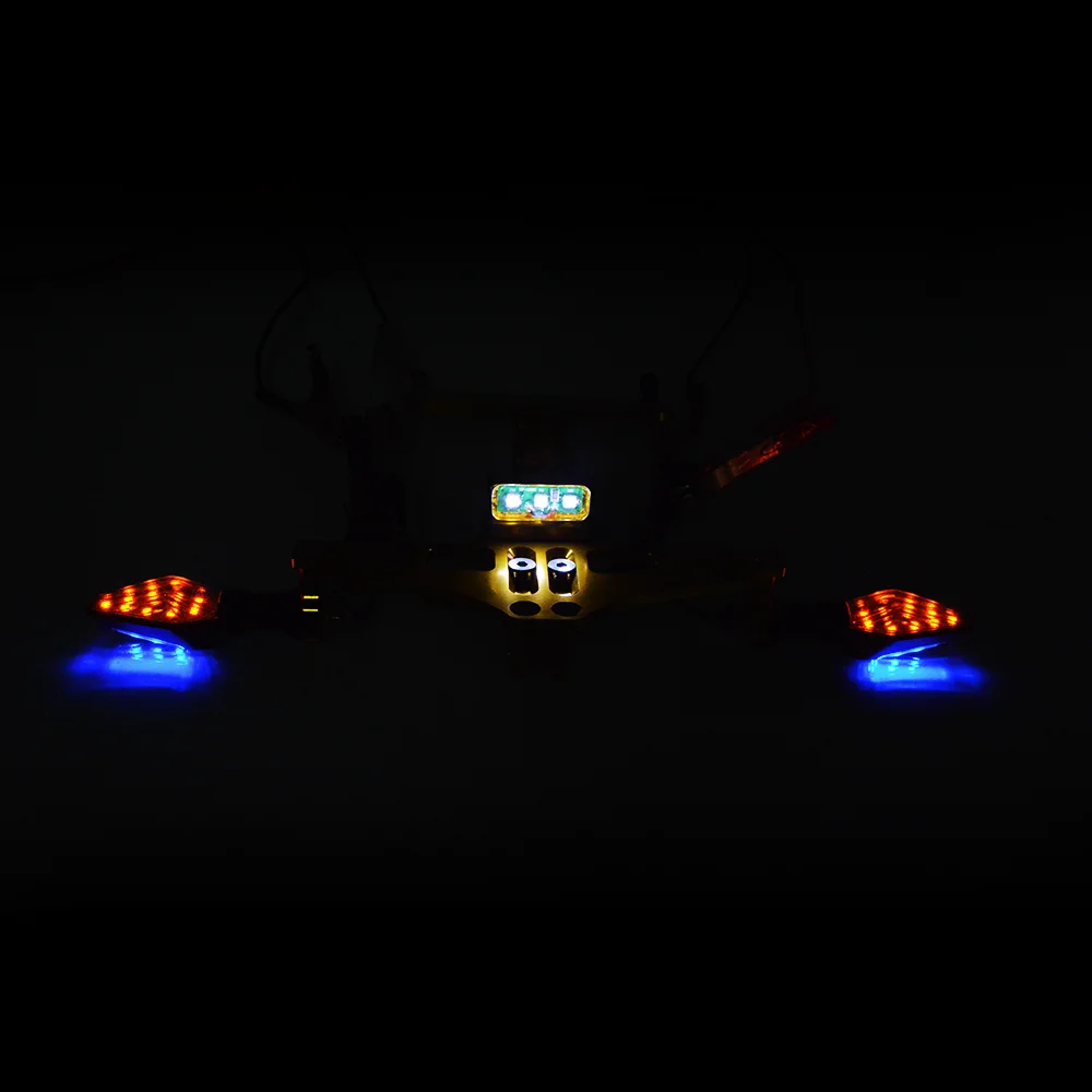 Универсальный CNC Мотоцикл Регулируемый угол алюминиевый номерной знак рамка для