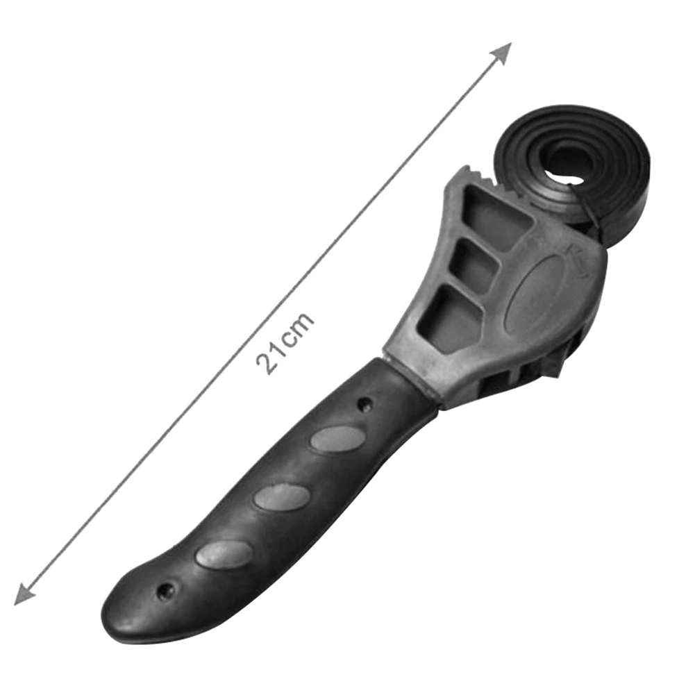 

500mm Rubber Strap Wrench Jar Tighten Loosen Plumbing Tool Oil Filter Spanner erkek kol saati