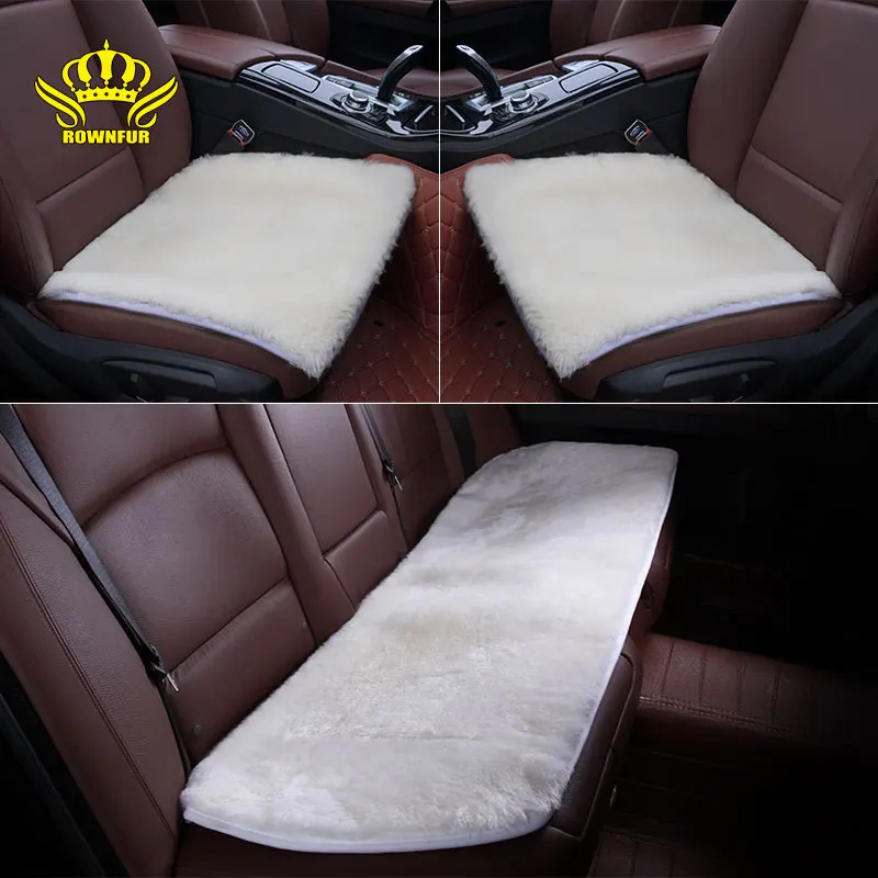 Накидка на сиденье автомобиля ROWNFUR универсальная накидка из 100% австралийской