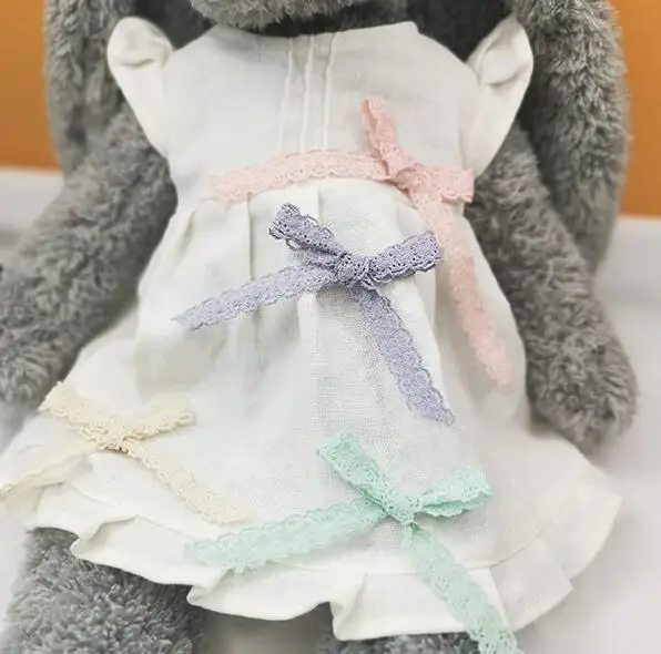 5 м/лот Изысканная кружевная лента из 100% хлопка вязаная эластичная для рукоделия