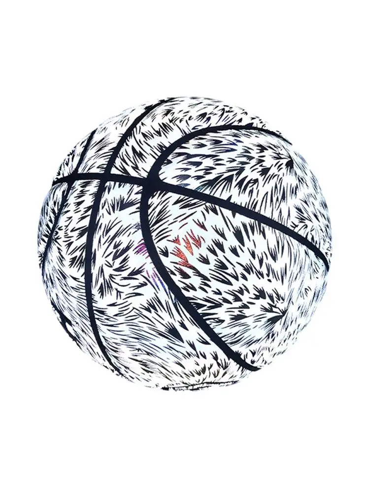 

Светоотражающий баскетбольный светящийся баскетбольный спортивный светящийся флуоресцентный баскетбольный мяч для ночных тренировок Ра...