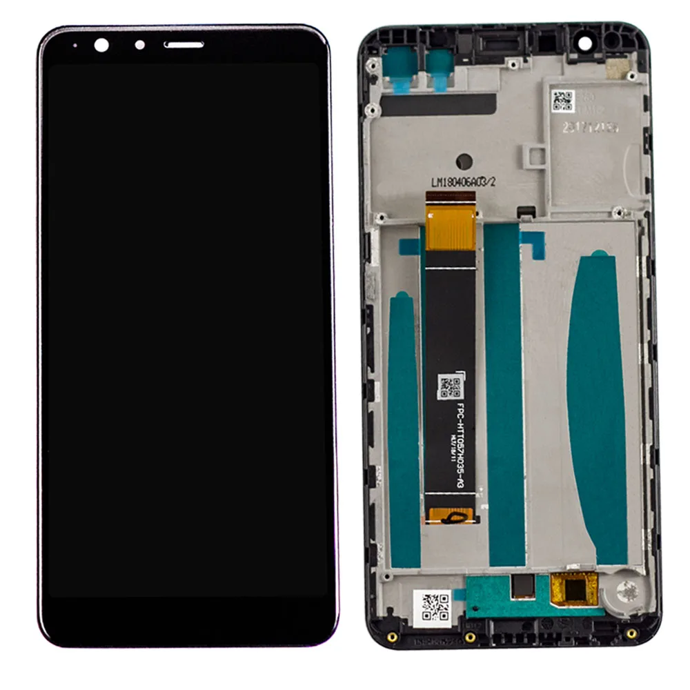 Для ASUS ZenFone Max Plus M1 ZB570TL X018DC X018D ЖК-дисплей сенсорный экран дигитайзер сенсор стекло в сборе с рамкой и инструментами