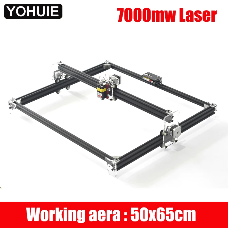 YOHUIE 500 mw 7000 W DIY лазерный гравер машина гравировальный станок деревянный